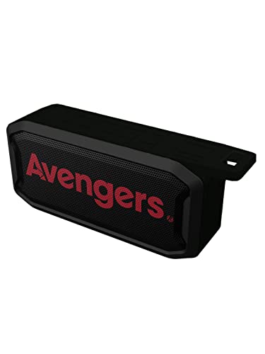 Image of Macmerise Bluetooth Speaker Red Avengers Logo Melody Bluetooth Speaker