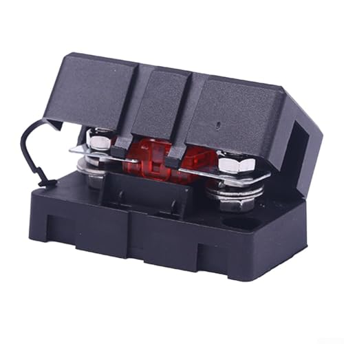 Para kit de portafusibles MIDI, juego de 2 piezas con fusibles y terminales de 40 A y 50 A, soporte a prueba de salpicaduras PA66 para aplicaciones automotrices, camiones y caravanas