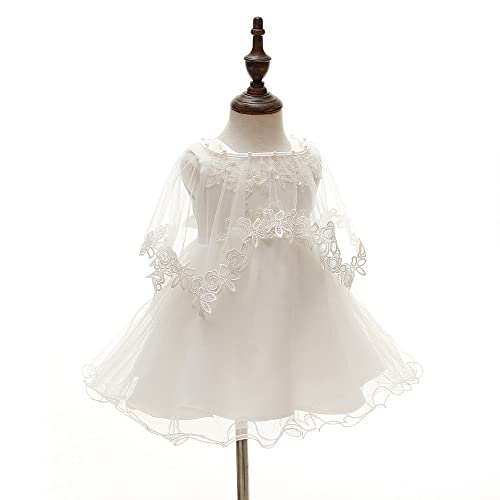 3Pcs Set Baby Girl Dress Christening Baptism Gowns Formal Dress2