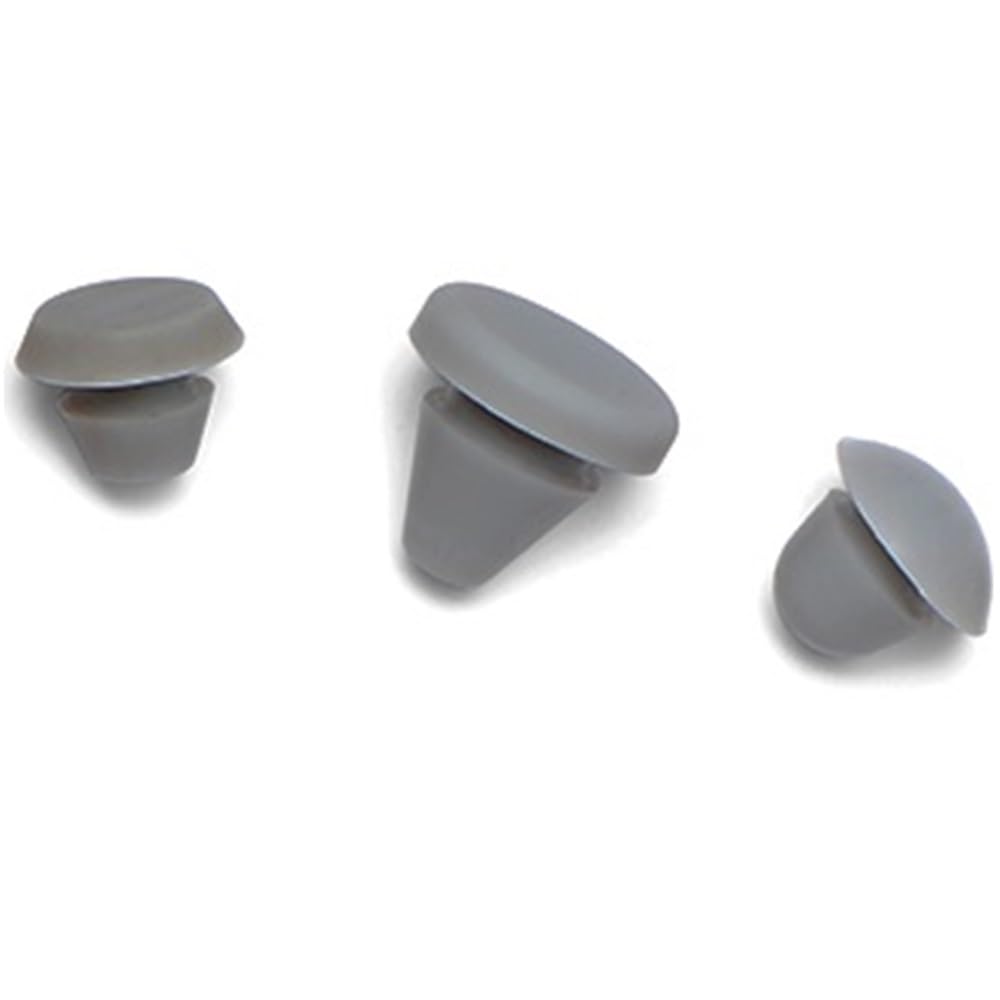 Tapones de Goma de Silicona Grises en Forma de T, Tapas de Sellado for Paneles, fáciles de Limpiar, for Materiales Decorativos (50 Unidades)(200)