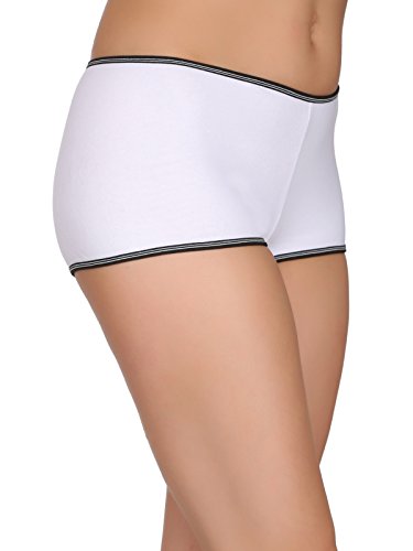 Image of Clovia Women's Cotton Mid Waist Boyshorts