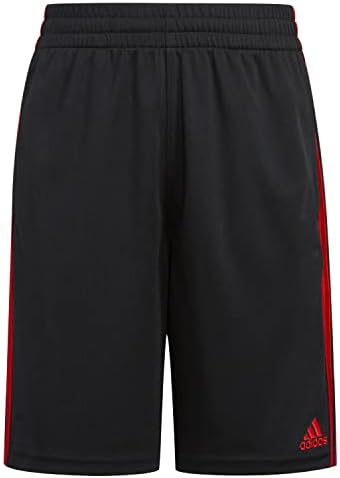 adidas Boys’ Big Elastic Waistband Classic 3-Stripes Shorts