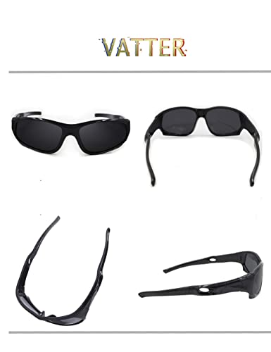 Vatter Kids Polarized Unbreakable Sports Flexible Square Sunglasses With Strap Uv400 Protection For Kids Boys Girls Children Youth 816Blackblack #TOP1