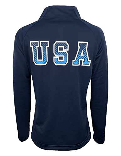 Icon Sports Official Licensed Girl'S U.S. Soccer Full Zip Track Jacket  thumb #3