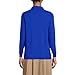 Lands' End Women's Long Sleeve Interlock Polo Shirt Small Cobalt