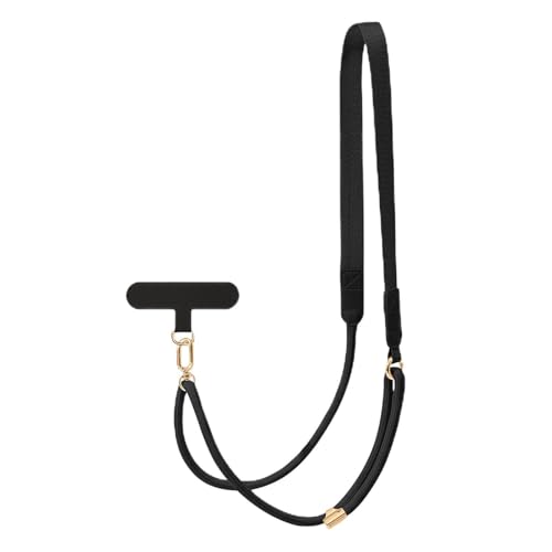 Phone Lanyard - Hands Free Mobile Carry Solution, Slim Cord Layout With Modern Utility Detail, Adjustable Length Strap + Locking