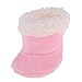 SM SunniMix Bottes de Chaussures Roses Mignonnes pour Mellchan Baby 9-11inch Reborn Doll Snow Boots Outfit