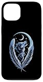 Wolf Majestic Moon Feather Wildlife Zoo Uomini Donne Bambini Custodia per iPhone 13