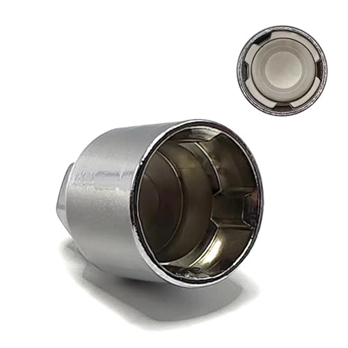 Image of Wheel Locking Nut Key Compatible with Land Rover 4PT Anti-Theft Screw, External Tooth Anti Theft Screw Socket, Wheel Lock Nut Remover Adapter, Wheel Anti-Theft Lug Nut Removal Tool