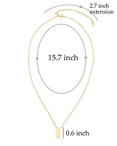 IVF Infertility Mom Pineapple Strength Necklace Fertility Wish Stress Relief Support Gift for Women3