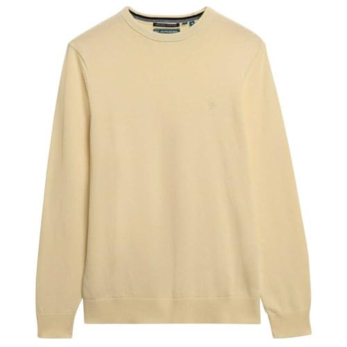 Superdry Para Hombre. M6110691A Jersey Essentials Beige (Xxl), Casual, AlgodóN - 3
