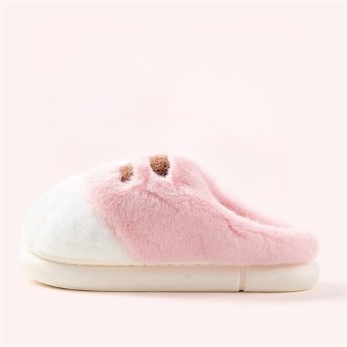 Image of Cat Paw Slippers - Unisex Adults & Kids - Beige - Slip-On - Plush & Memory Sponge Interior - Anti-Slip EVA Sole - Washable - Home Slippers