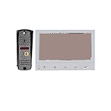 Timbre InaláMbrico Videoportero con Cable Intercomunicador De Seguridad Cámara HD Videoportero Teléfono Cámara De Visión Nocturna...