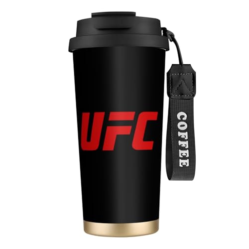 タンブラー Ufc 格闘 総合格闘技 グッズ 水筒 コーヒーカップ コンビニカップ ステンレスボトル 保温保冷 ストロー付き 持ち運び 直接ドリップ 大容量 おしゃれ プレゼント