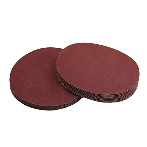 Utoolmart ディスクペーパー サンダー サンディングディスク サンドペーパー ダブルアクション マジック ペーパー 研磨 やすり 電動サンダー用 サンディングパット 木工用 ランダムアクションサンダー用 サンディング 研磨 サンダー用紙やすり丸型 #180 工木工生地研磨用 5インチ 外径 125mm 20枚