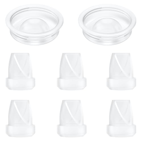 Image of 8Pack Breast Pump Parts,6pcs Duckbill Valve & 2pcs Silicone Diaphragm Compatible with Momcozy V2/V1 Hands-Free Wearable Pump,Mom Cozy V2 V1 Breastfeeding Essential Accessories