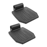 BAZEITFLOW 2 Stück Rollstuhl Fußstütze Ersatz Robuste Beinstütze mit Stabilem Halt Einfache Montage Rutschfest und Sicher für Senioren und Rollstuhlfahrer Kompatibel mit Meisten Rollstühlen