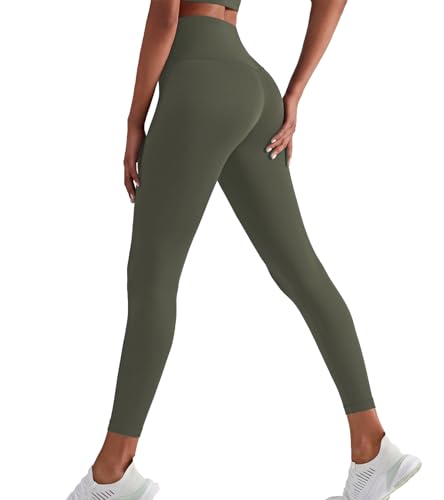 XDSP Leggings Mujer Fitness Pantalones de Yoga Leggings Deportivos Leggins Cintura Alta Elástico Pantalones Pilates Training Push Up Elástico Suaves Opaco Sin Costuras Pantalon Control de Abdomen
