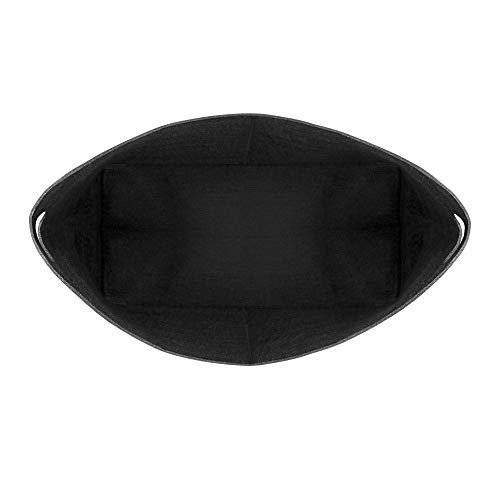 Durmers Kaminholztasche XL aus Filz - Feuerholzkorb & Einkaufstasche & Aufbewahrungskorb für Anmachholz, Anfeuerholz, Zeitschriften, Geschenke, Spielzeug - groß, schwarz, 54 x 30 x 39 cm - 7