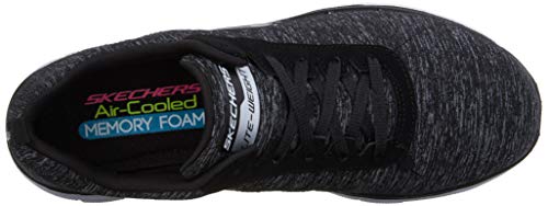 Skechers Flex Appeal 2.0, Sneakers Donna, Nero