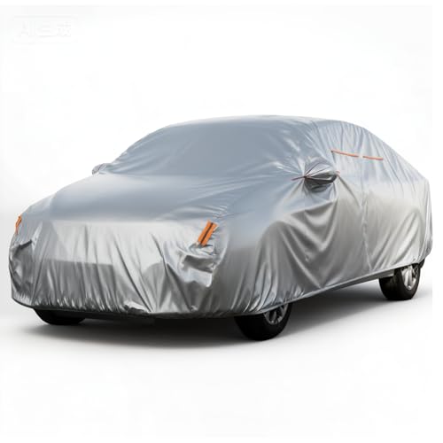 Favoto Copriauto Impermeabile 210D Oxford - Telo Auto Antivento Anti-UV...