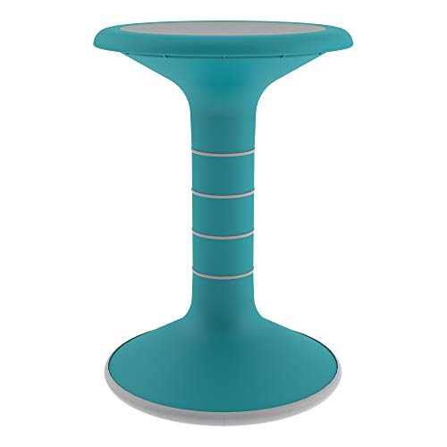 Image of Learniture Active Motion Stool Flexible Seating for School Classroom, Office or Home - 18 inch Seat Height - Teal (LNT-NUS450-TL-SO)