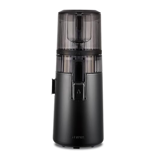 Hurom H70FT Nieuwe Slowjuicer | Elektrische koudepers | Sapcentrifuge voor groenten & fruit | 1,8L capaciteit | Automatische sapfunctie | BPA-vrij | 15 jaar garantie | (matzwart)