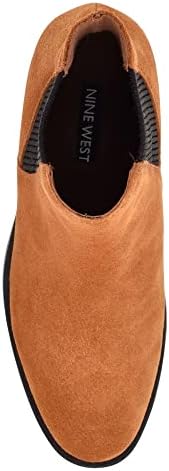 Nine West Women's Agate Chelsea Boot, Tan Suede, 7.5 | Image 3