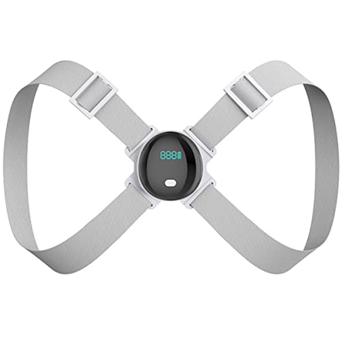 Healvian Smart Humpback Belt for Adults and Boys and Girls Breathable Posture Support Tool Lcd Display Flexible Design for Office and School Use Improve Bad Posture and Confidence