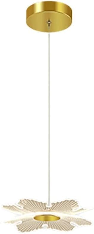 Lampe suspendue de chevet à fleurs moderne ornée d'un motif floral délicat