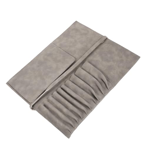 TOYANDONA Borsa Portaposate da Viaggio in Pelle con Scomparti Portaposate Portatile per Forchette e Coltelli Custodia Organizzatore per Utensili da Cucina Sacchetto per Campeggio e Outdoor