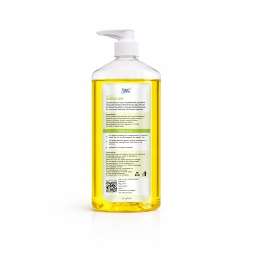 Image of Natural Dishwash Liquid | Non-Toxic | Ph Balanced | LABSA Free | Eco-Friendly | with 2X Foaming | Powerful Grease Cleaner | Leaves No Residue | Pack of 1 (750ml)