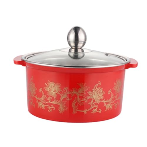 Abaodam 加厚製多機能防?鍋 一人用電磁調理対応 軽量ポータブル耐熱耐食料理鍋