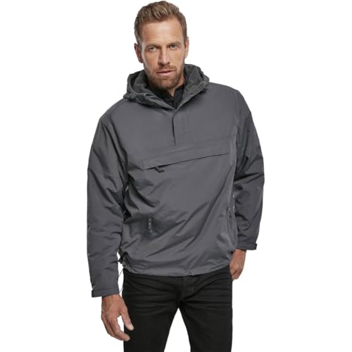Image of Men's Fleece-Lined Quarter Zip Windbreaker Pullover
