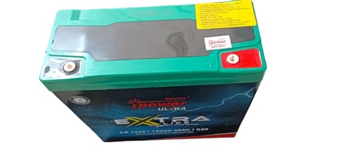 Image of Electric Scooty Free Sealed Lead Acid Battery 12V 32Ah(Black Green) SMF Battery