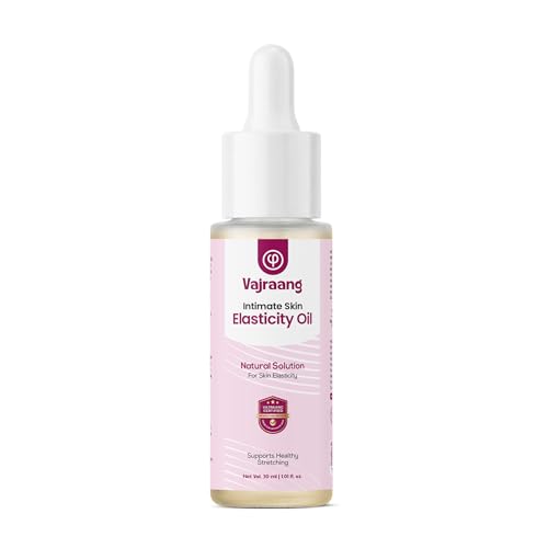 Vajraang Intimate Skin Elasticity Oil for Men | Foreskin Care Oil | Supports Skin Loosening & Flexibility | Clinically-Tested | Pairs with Phimosis Rings & Cream | 1.01 fl oz