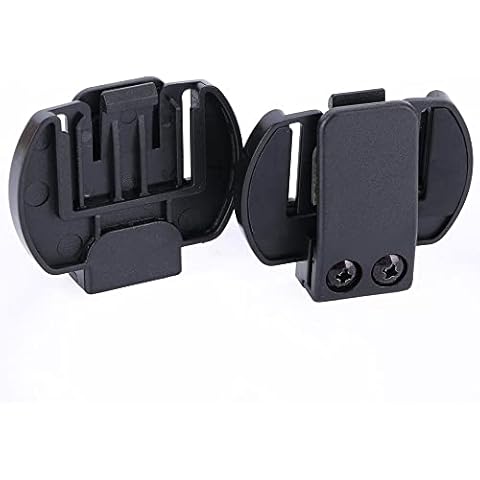 QSPORTPEAK Motorcycle Intercom Accessories for V6/V4,Microphone Headphone Clip for Motorcycle BT Bluetooth Intercom (2 Pack) Cover