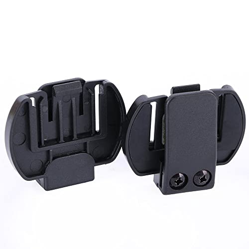 QSPORTPEAK Micrófono Auriculares Clip para V6/V4 Moto Casco Bluetooth intercomunicador Interphone Auriculares（2 Piezas）