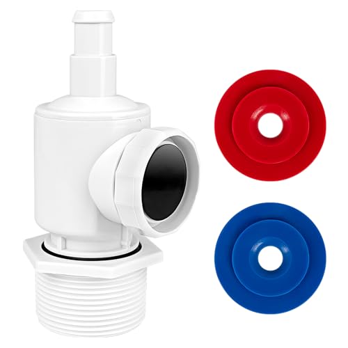 9-100-9001 Wall Fitting Connector Compatible with Polaris Zodiac 180 280 380 Pool Vacuum Sweep Polaris Pool Sweep Hose Pressure Relief Valve Quick Connect Assembly 91009001