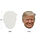 Donald Trump - 12 in Big Heads on a Stick for Presidential Election 2024 | Life Size face on a Stick| Waterproof Fun Face Cardboard Cutout -1 ct