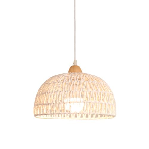 Lampe suspendue vintage en chanvre plafonnier boho éclairage îlot de cuisine
