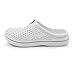 Amoji Garden Clogs Shower Sandals Yard Gardening Beach Water Plastic Rubber House Indoor YY161 White 14 Women/13 Men