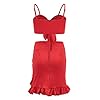 Relipop-Womens-Strap-Crop-Top-Outfit-Two-Piece-Backless-Bandage-Bodycon-Midi-Dress Relipop Women's Strap Crop Top Outfit Two Piece Backless Bandage Bodycon Midi Dress (Small, Red)