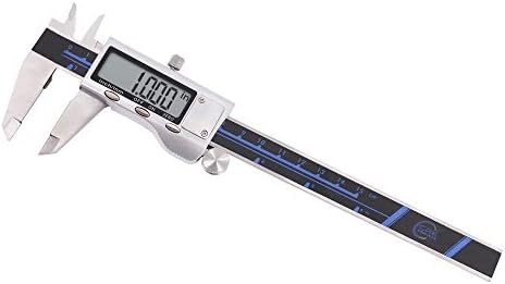 Digital Caliper | 0-6 Inch Stainless Steel Electronic Digital Caliper | English Standard and Metric Conversion | Full Metal Jacket by CRK Precision