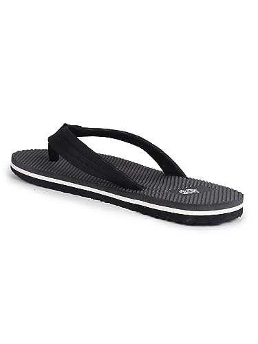 Image of Liberty A-HA JTN-03 Casual Flip-Flops for Men - Grey, Navy Blue & Olive Green | Slip-on /Flats Slippers - Durable and Lightweight | Comfortable and Soft Insole for Everyday Wear - Cushioned Footbed