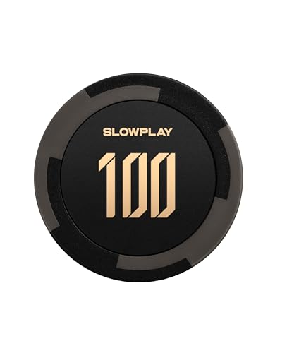 SLOWPLAY Godel Fiches da Poker in Argilla | 50 Pezzi di Fiches da Poker Texas Holdem, 14g Fiches da Poker [con Valore] | Squisita fattura e Design (100)
