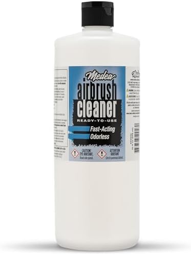 Medea Airbrush Cleaner 32 oz – Ready-to-Use Solution for Airbrush...