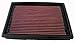 Produktbild K&N 33-2813 Motorluftfilter: Hochleistung, Prämie, Abwaschbar, Ersatzfilter,Erhöhte Leistung, 1998-2008 (Berlingo, Xsara, Xsara Picasso, 206, Partner)