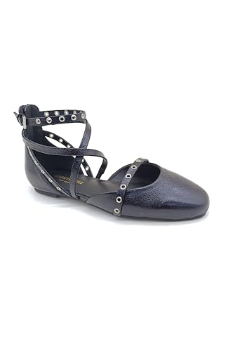 Kenneth Cole Women's Women's Fashion Flat Sandal, Black, 7.5
