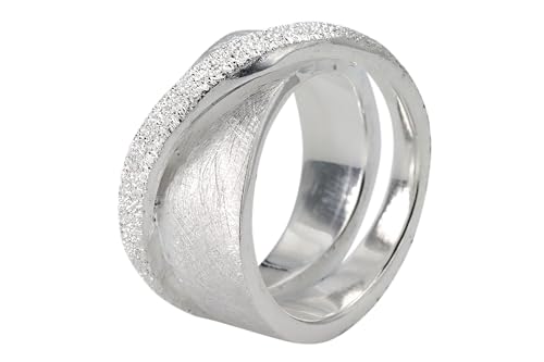 Bijou SILBERMOOS taille 52 anneau moderne 16.6mm pour femme